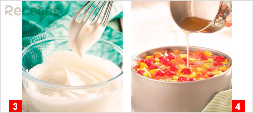 Tarta Mousse de Queso con Frutas y Mermelada